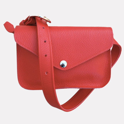 BEVERLY CUIR GRAINÉ | Sac Ceinture en cuir