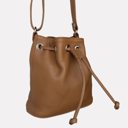 MIGNONETTE CUIR GRAINE | Mini Sac Bourse en cuir