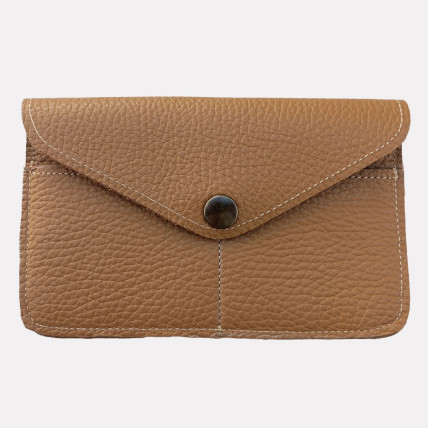 AMELLY BIS CUIR GRAINE | Porte Feuilles Mixte