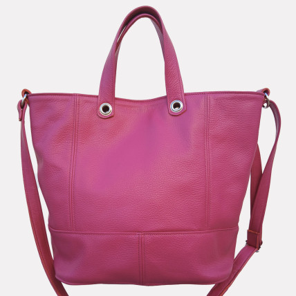 SANDRO CUIR GRAINE | Sac en cuir Femme