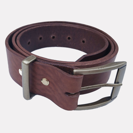 Ceinture homme| CEINTURE CUIR MARRON 38 mm